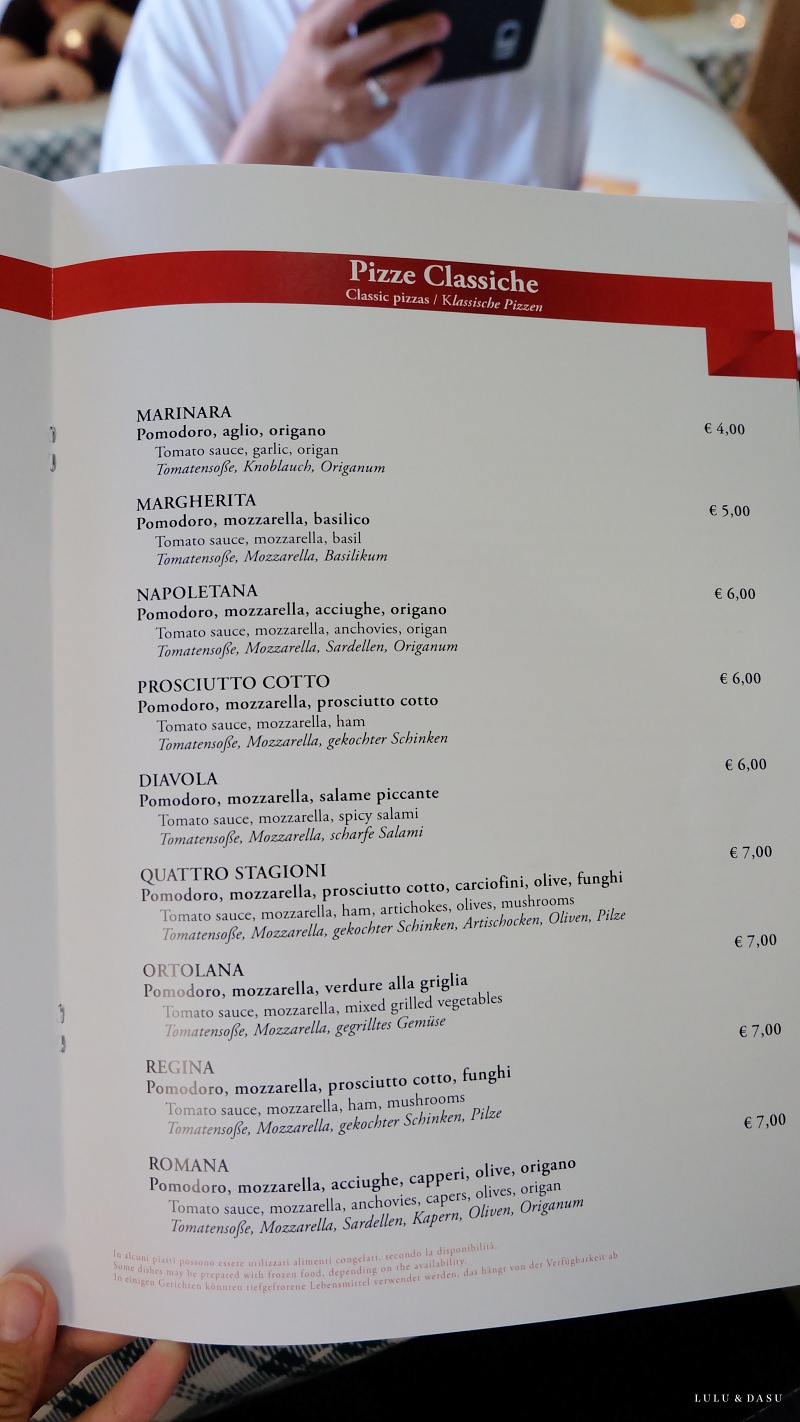 義大利米蘭｜超美味家常義大利餐廳。價格便宜。披薩義大利麵都好美味唷！
