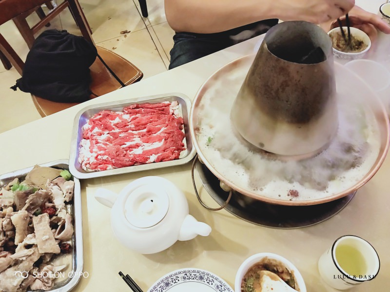 上海美食｜月圓蒸氣火鍋｜新鮮羊肉鍋。上海推薦餐廳