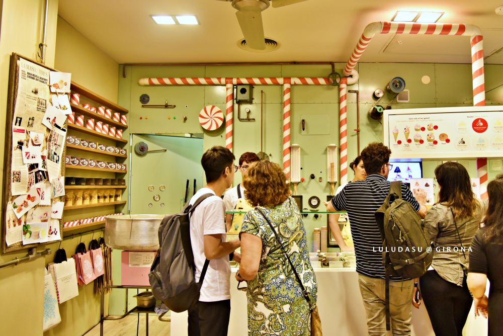 西班牙赫羅納Girona美食｜rocambolesc走進糖果屋的冰淇淋店·來一杯屬於你的冰淇淋