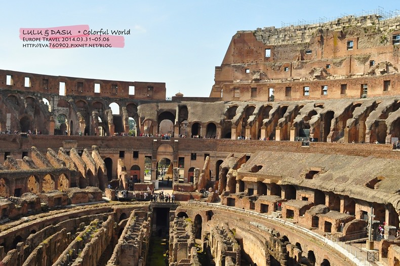 【歐洲自助旅行37天】Day 3義大利羅馬行程景點：羅馬競技場 凱旋門 議事廣場/地鐵Colosseo站(行程文) @LULUDASU 繽紛真實