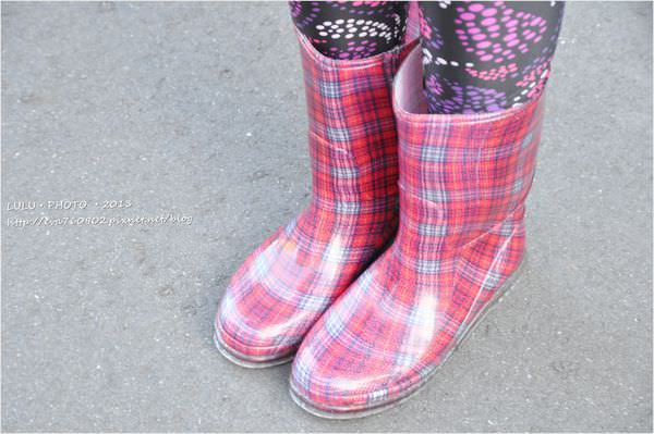 【LULU試】AUTOBUY買好貨 新松鹿蘇格蘭紋雨靴 濕淋淋玩耍也開心 @LULUDASU 繽紛真實